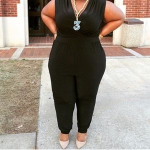 Double sided V Pocketed Jumpsuit